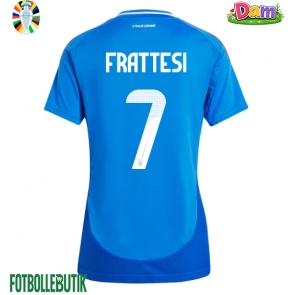 Italien Davide Frattesi #7 Hemmatröja Kvinnor EM 2024 Kortärmad